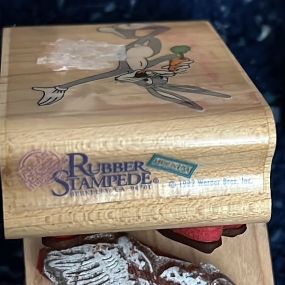 Lot - 7 Rubber stamps & 3 design punches - Picture 4 of 5